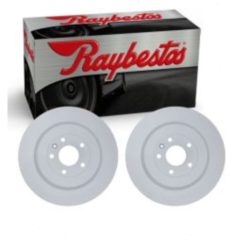 2 pc Raybestos Police Rear Disc Brake Rotors for 2013-2019 Ford Police Interceptor Utility