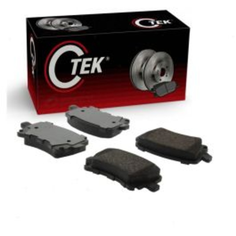Centric CTEK Rear Disc Brake Pad Set for 2009-2012 Volkswagen Passat CC 2.0L 3.6L L4 V6
