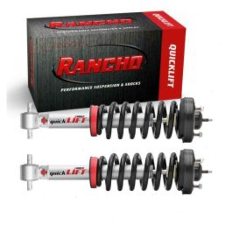 2 pc Rancho QuickLIFT Front Suspension Strut & Coil Springs for 2019 GMC Sierra 1500 Limited