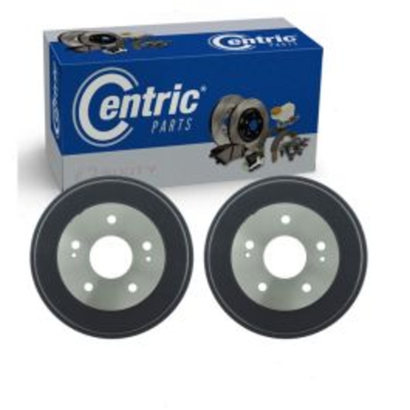 2 pc Centric Premium Rear Brake Drums for 2006-2015 Honda Civic