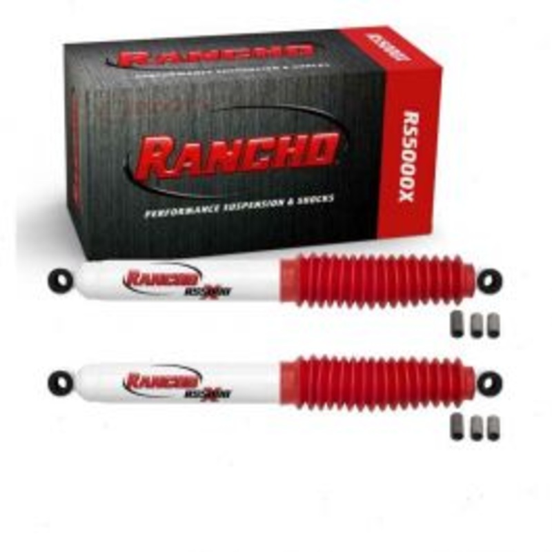 2 pc Rancho RS5000X Front Shock Absorbers for 1959-1975 Jeep CJ6