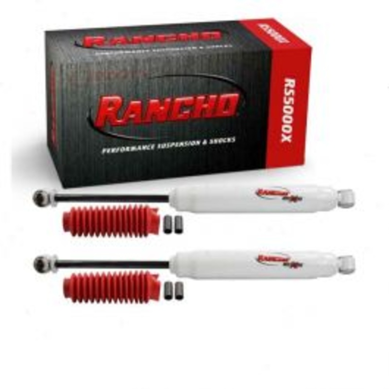 2 pc Rancho RS5000X Front Shock Absorbers for 1965-1970 Jeep J-3700