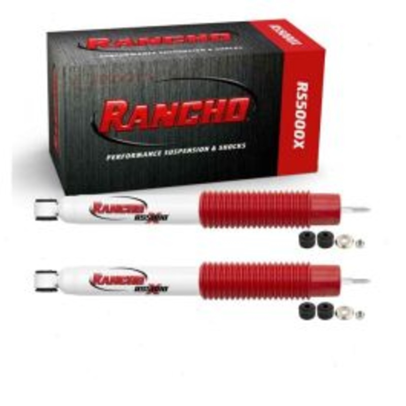 2 pc Rancho RS5000X Front Shock Absorbers for 2007-2010 GMC Sierra 3500 HD