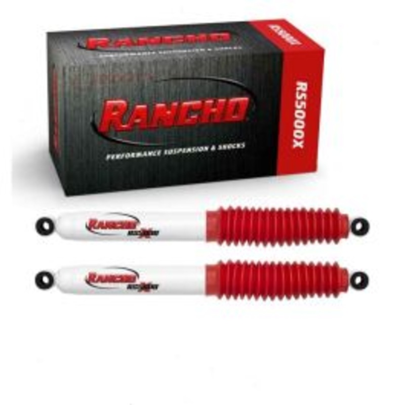 2 pc Rancho RS5000X Rear Shock Absorbers for 1975-1978 GMC K15 Suburban