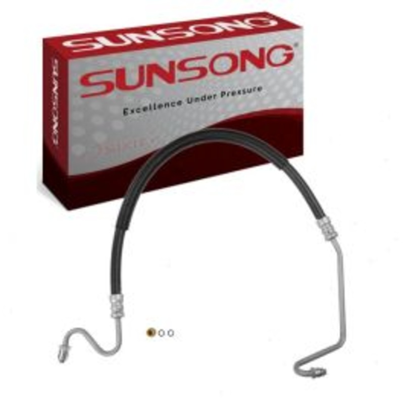 Sunsong Hydroboost To Gear Power Steering Pressure Line Hose for 1987 Chevrolet V20 4.8L 5.7L 6.2L L6 V8