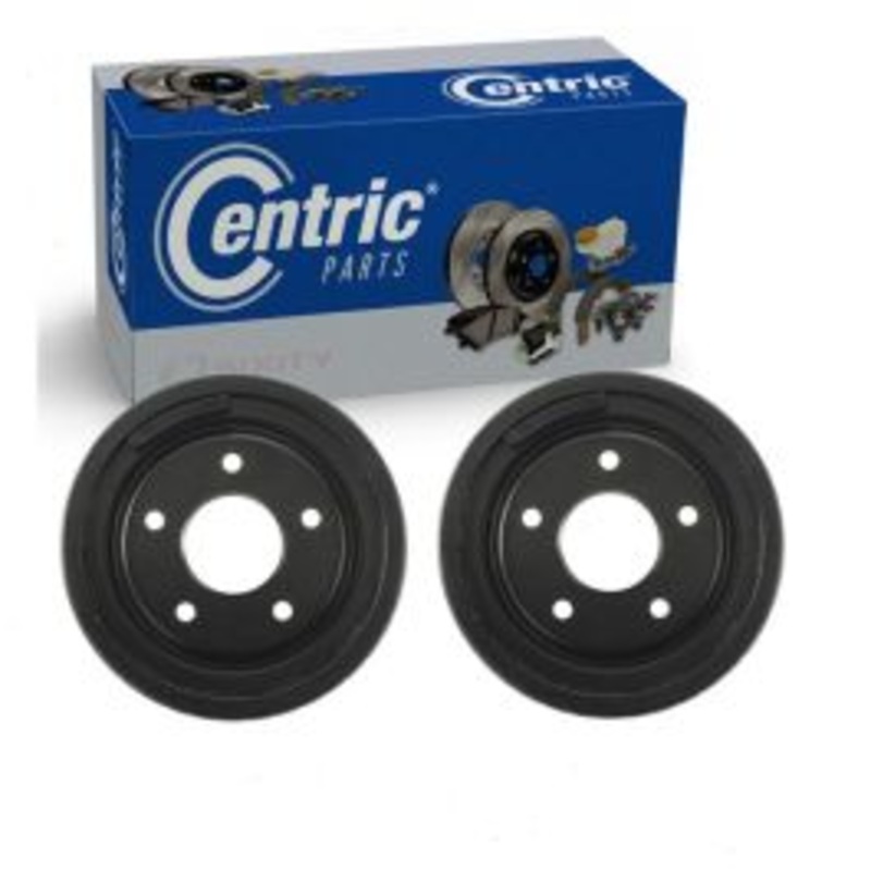 2 pc Centric Premium Rear Brake Drums for 1973-1981 Buick Century