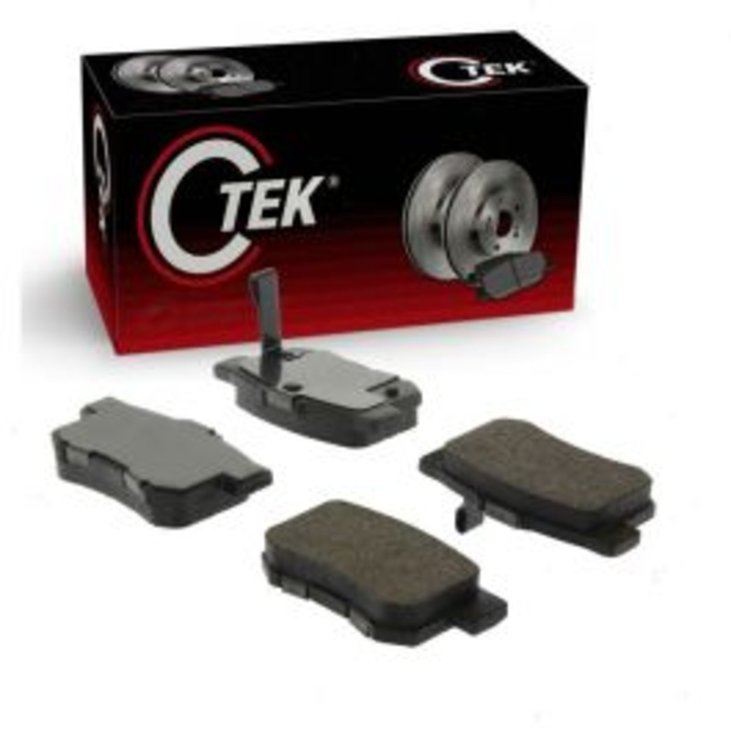Centric CTEK Rear Disc Brake Pad Set for 1991-2007 Honda Accord 2.2L 2.3L 2.4L 2.7L 3.0L L4 V6
