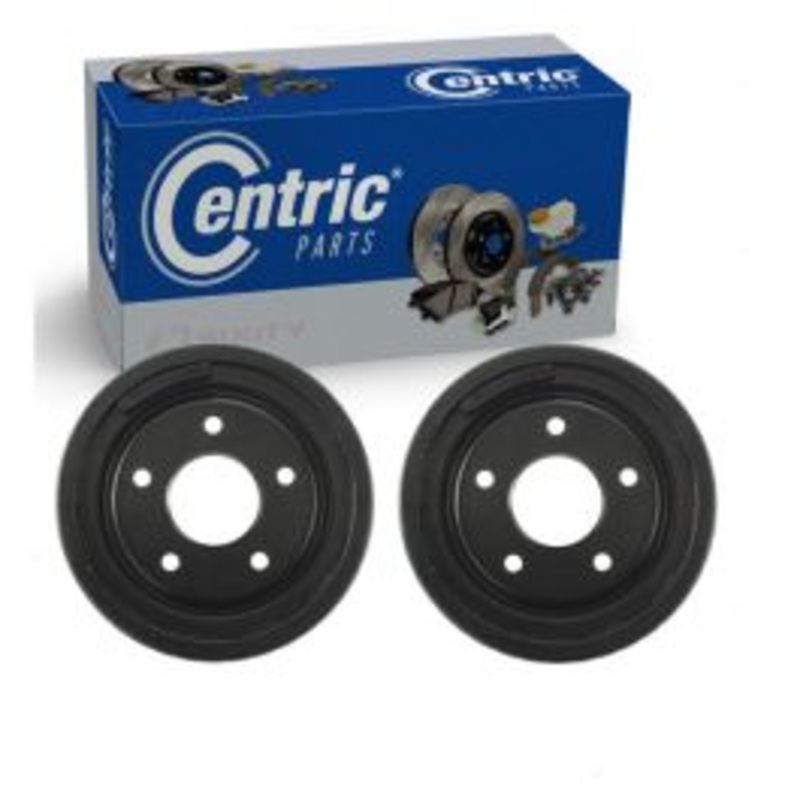 2 pc Centric Premium Rear Brake Drums for 1983-1991 GMC S15 Jimmy