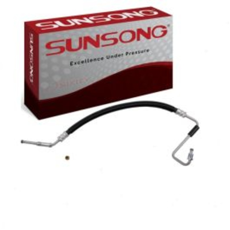 Sunsong Pump To Hydroboost Power Steering Pressure Line Hose for 2011-2015 GMC Sierra 3500 HD