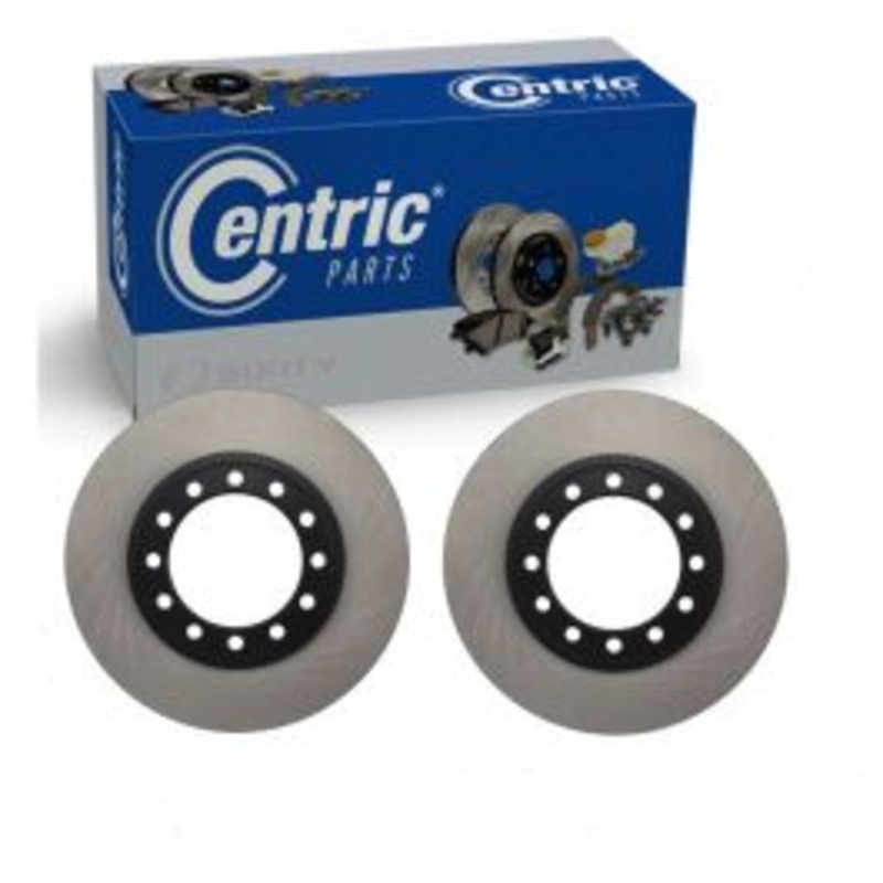 2 pc Centric Premium Front Disc Brake Rotors for 2011-2015 Isuzu Reach