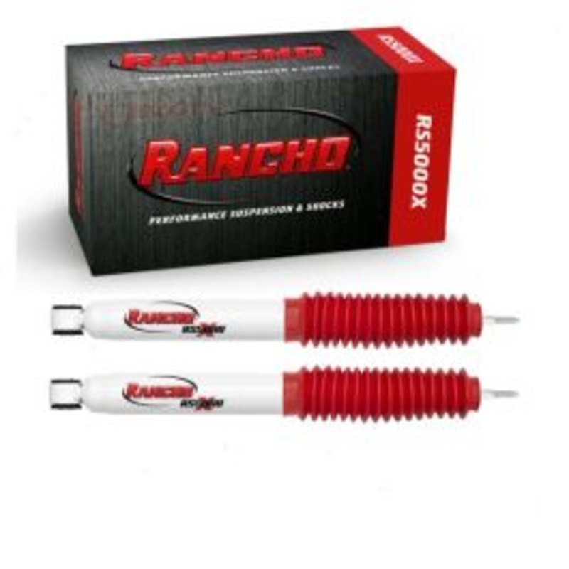 2 pc Rancho RS5000X Front Shock Absorbers for 1997-2006 Jeep TJ