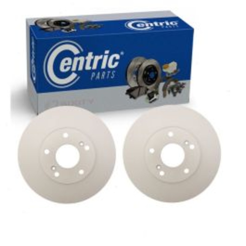 2 pc Centric GCX Front Disc Brake Rotors for 1998-2017 Honda Accord 2.4L 3.0L L4 V6
