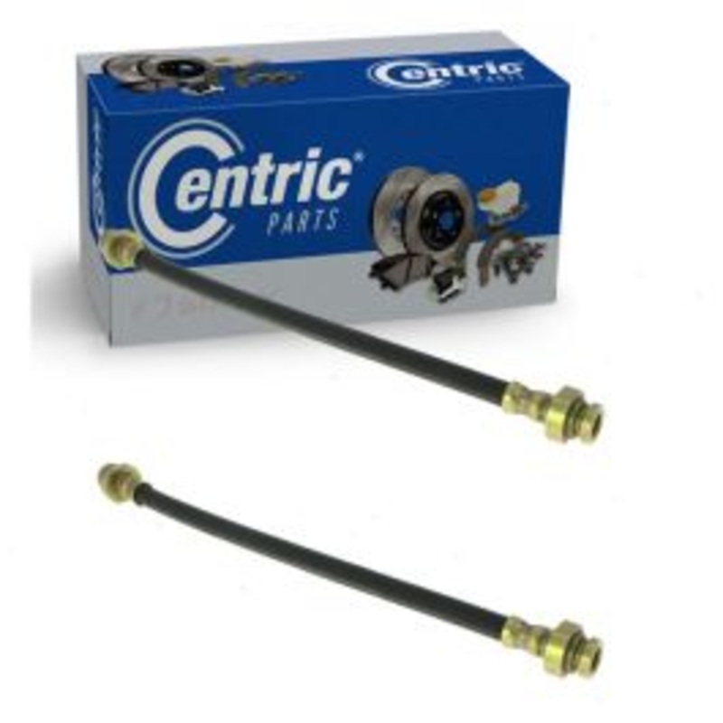 2 pc Centric Premium Front Brake Hydraulic Hoses for 1976-1978 Nissan F10