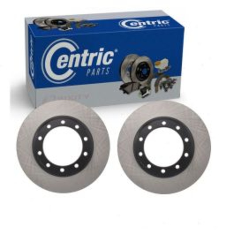 2 pc Centric Premium Rear Disc Brake Rotors for 2005-2009 Workhorse W25