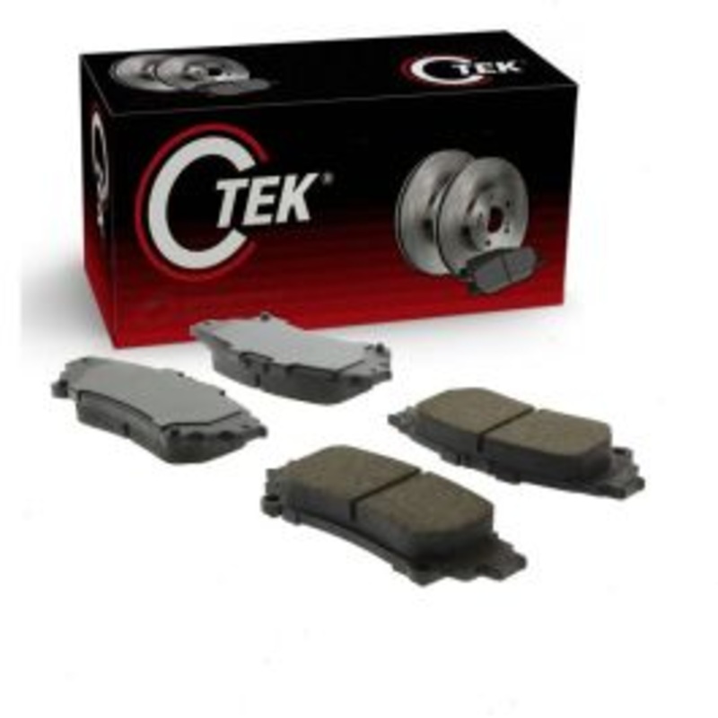 Centric CTEK Rear Disc Brake Pad Set for 2012-2017 Toyota Prius V