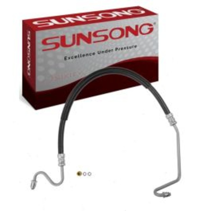 Sunsong Hydroboost To Gear Power Steering Pressure Line Hose for 1980-1986 Chevrolet C20