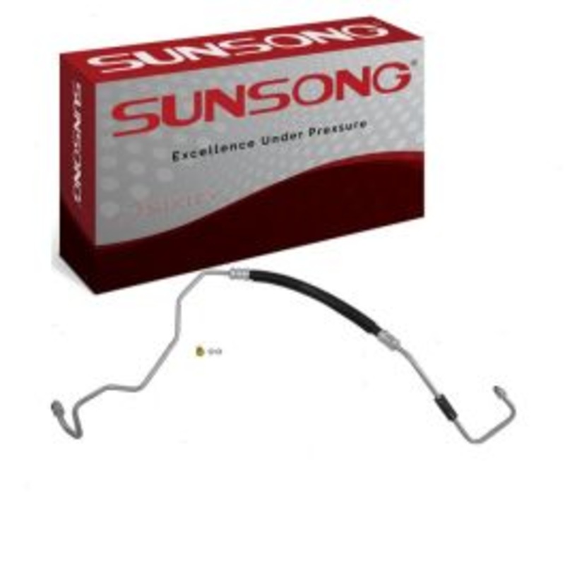 Sunsong Hydroboost To Gear Power Steering Pressure Line Hose for 2011-2015 GMC Sierra 2500 HD