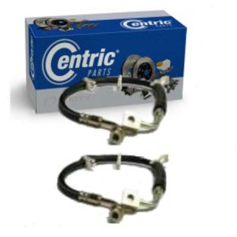 2 pc Centric Premium Front Brake Hydraulic Hoses for 1966-1967 Mercury Cyclone