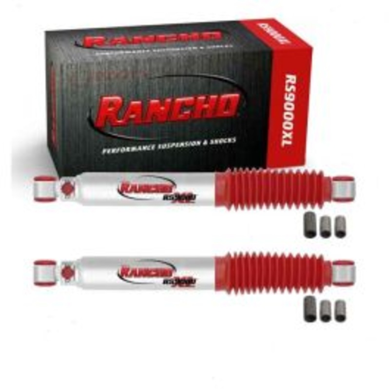2 pc Rancho RS9000XL Front Shock Absorbers for 1970-1973 Jeep J-4500