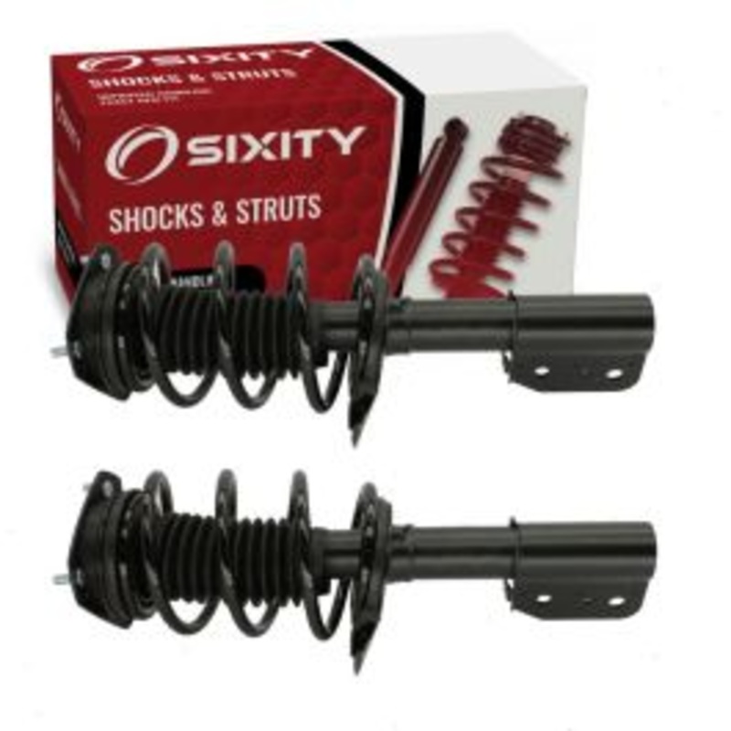 2 pc Sixity Front Strut & Coil Springs for 1997-2003 Pontiac Grand Prix