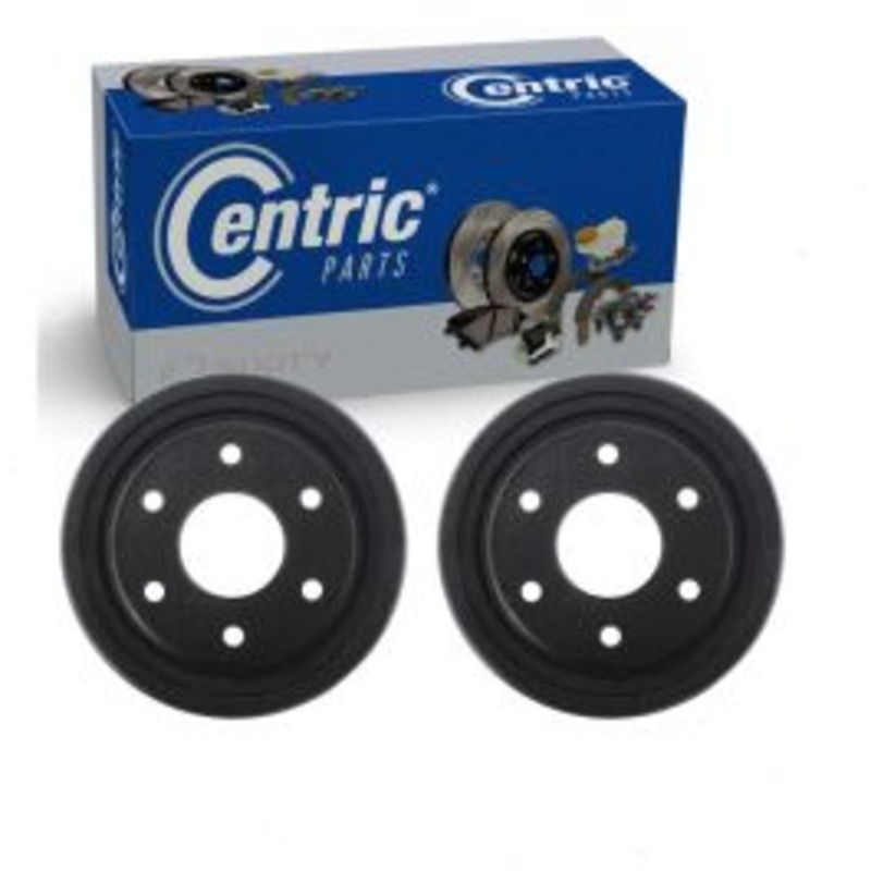 2 pc Centric Premium Rear Brake Drums for 1995-1999 Chevrolet Tahoe