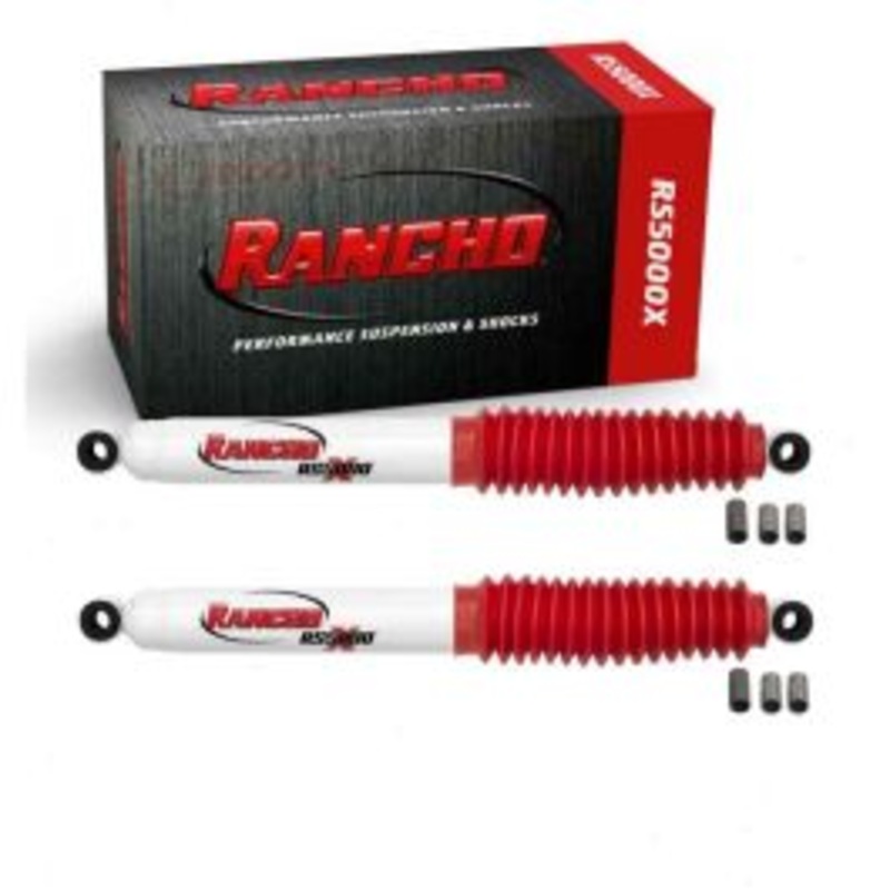 2 pc Rancho RS5000X Front Shock Absorbers for 1981 Jeep Scrambler