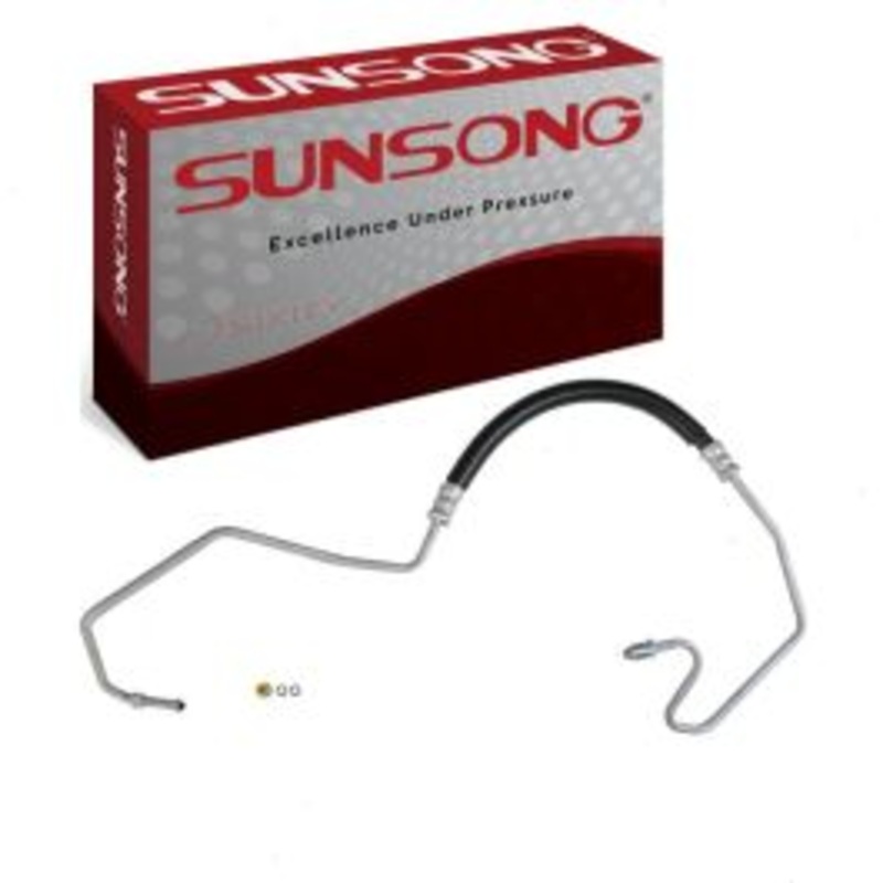 Sunsong Hydroboost To Gear Power Steering Pressure Line Hose for 1996-1999 Chevrolet C1500 Suburban