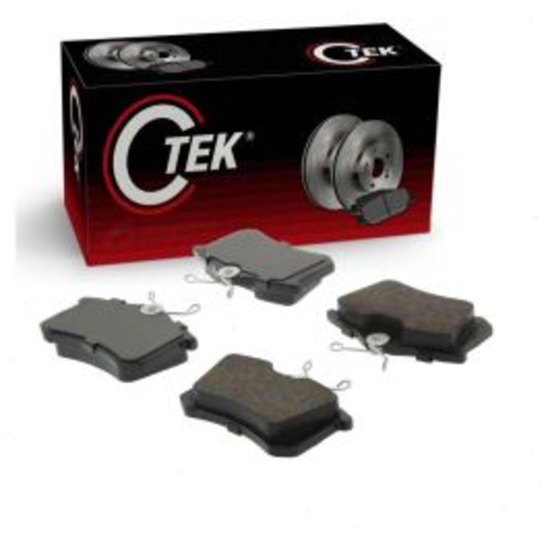 Centric CTEK Rear Disc Brake Pad Set for 2003-2019 Volkswagen Polo