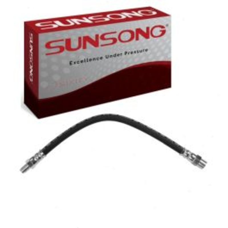 Sunsong Rear Center Brake Hydraulic Hose for 1978-1980 Mercedes-Benz 300CD