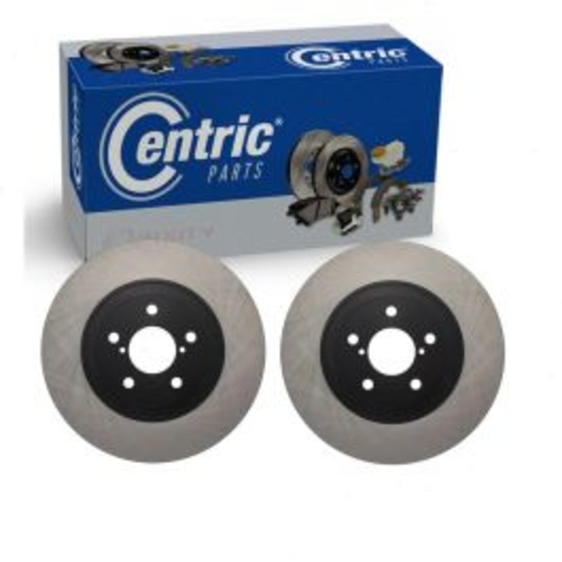 2 pc Centric Premium Front Disc Brake Rotors for 2016-2017 Subaru Crosstrek