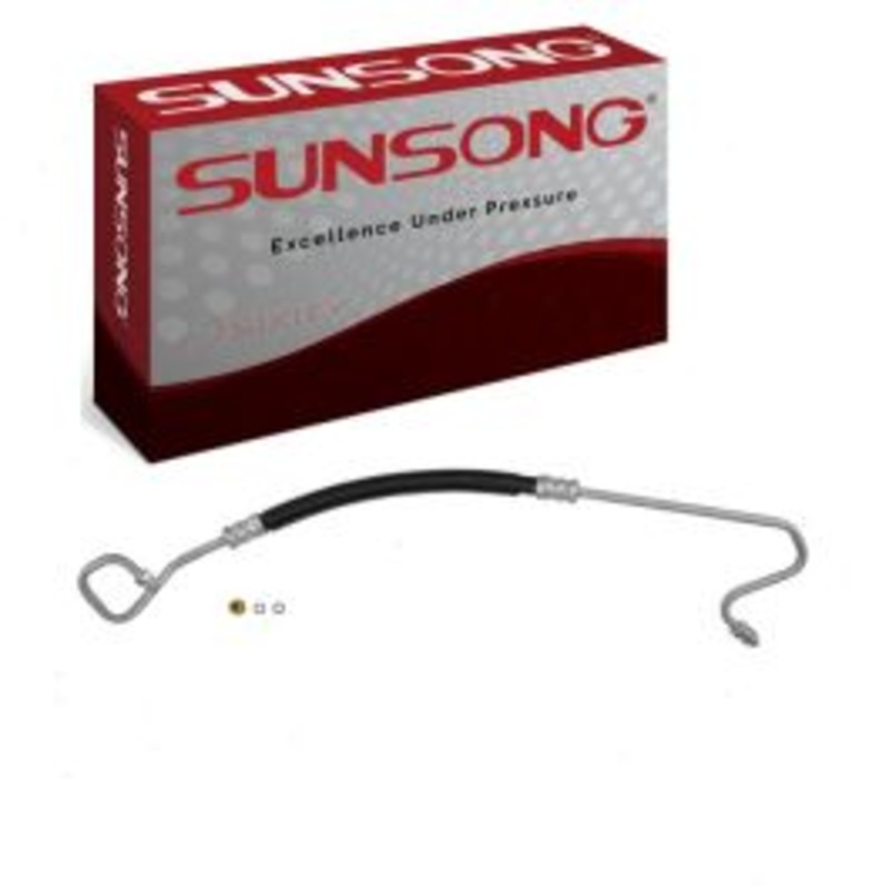 Sunsong Power Steering Pressure Line Hose for 1988-1990 GMC S15