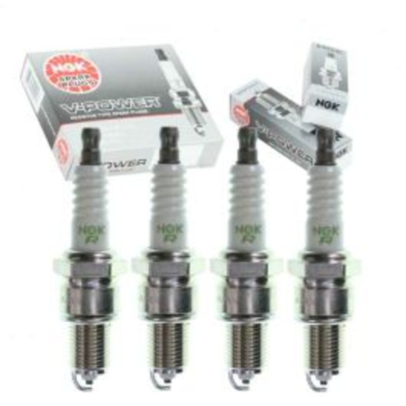 4 pc NGK V-Power Spark Plugs for 1962-1968 Lotus Super Seven 1.3L L4