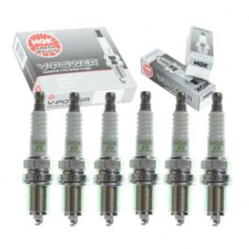6 pc NGK V-Power 2087 BKR5EYA Spark Plugs