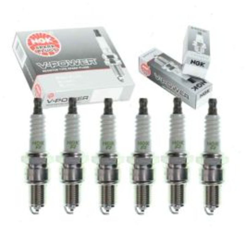 6 pc NGK V-Power Spark Plugs for 1959-1967 Austin Healey 3000 2.9L L6
