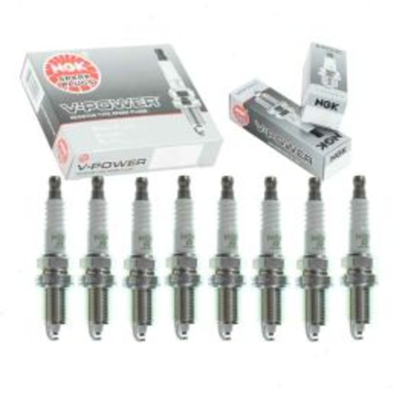 8 pc NGK V-Power 6987 ZFR6F-11G Spark Plugs