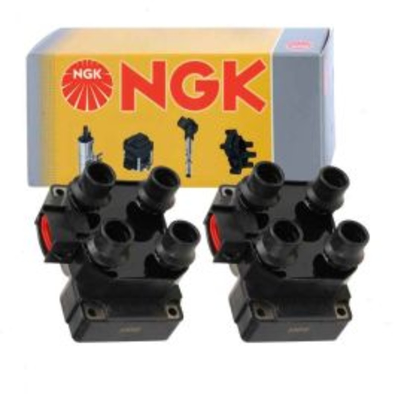 2 pc NGK Ignition Coils for 1998-2001 Mazda B2500 2.5L L4