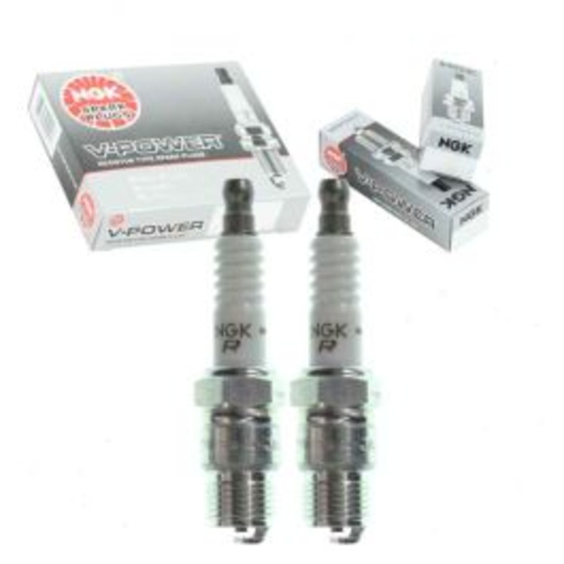 2 pc NGK V-Power 7052 YR5 Spark Plugs