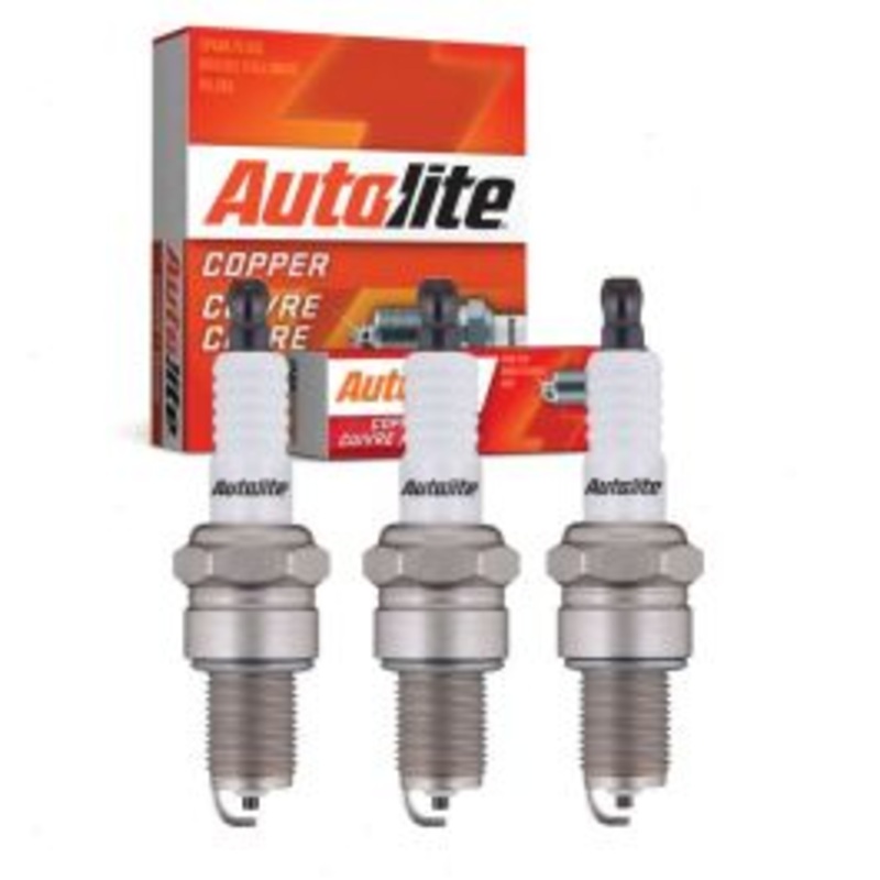 3 pc Autolite Copper Core Spark Plugs for 1985-1988 Suzuki Forsa