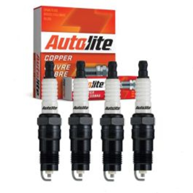 4 pc Autolite Copper Core Spark Plugs for 1983-1986 Mercury Capri 2.3L L4