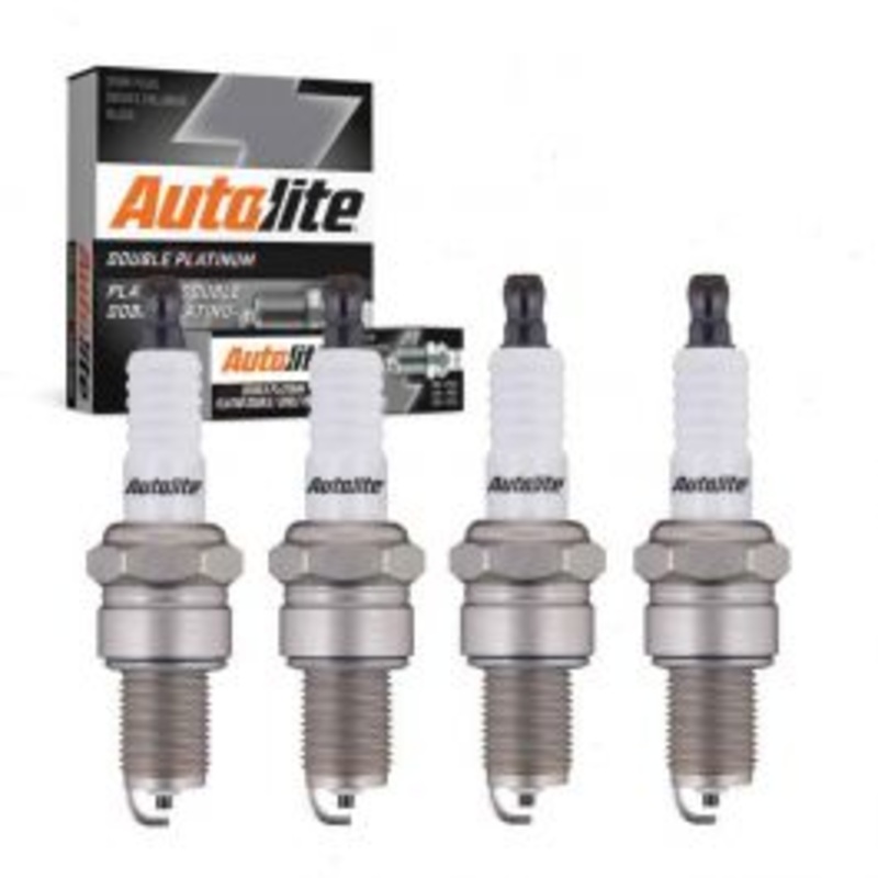 4 pc Autolite Double Platinum Spark Plug for 1968-1973 Nissan 510 1.6L L4
