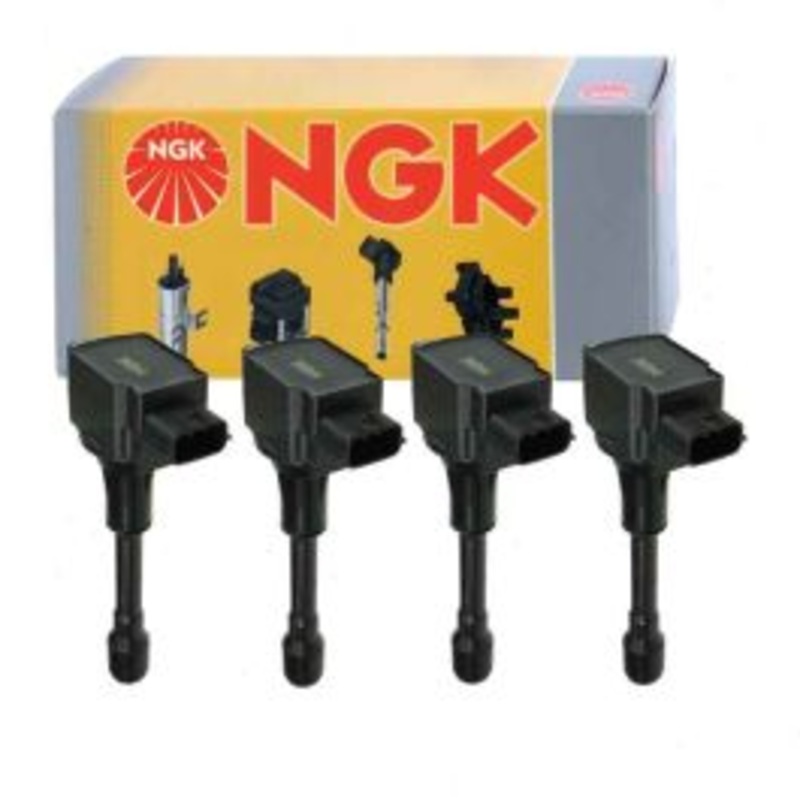 4 pc NGK Ignition Coils for 2014-2015 Nissan Rogue Select 2.5L L4
