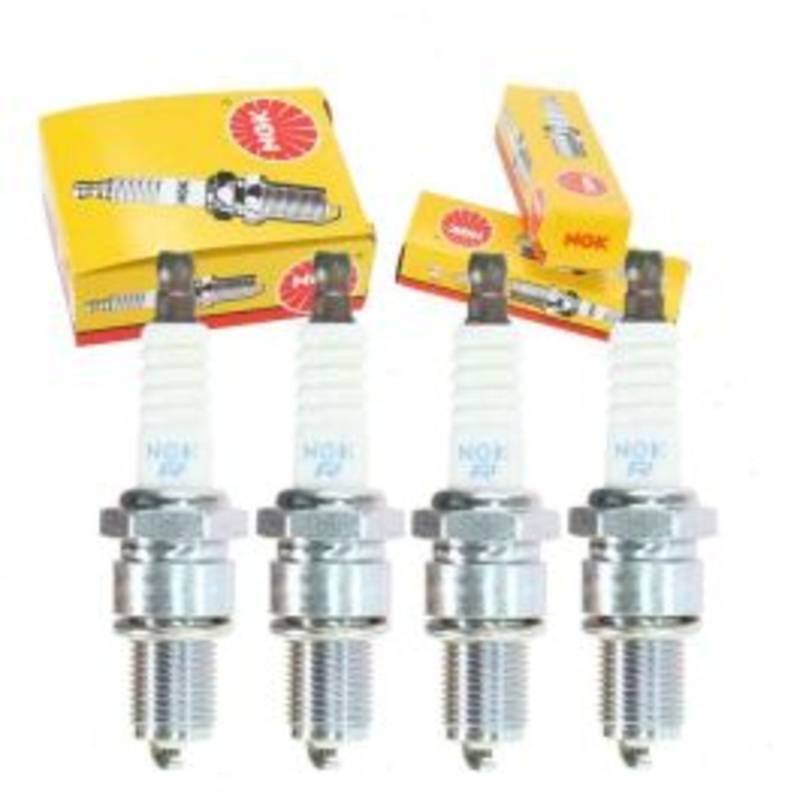 4 pc NGK Standard Spark Plugs for 1962-1968 Chevrolet Chevy II 2.5L L4
