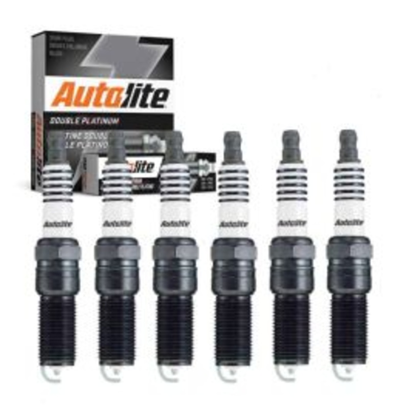 6 pc Autolite Double Platinum Spark Plug for 2002-2004 Oldsmobile Bravada