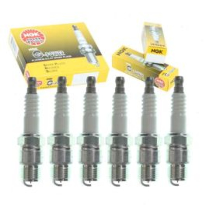 6 pc NGK G-Power Spark Plugs for 1970-1974 Chevrolet C10 Pickup 4.1L 4.8L L6