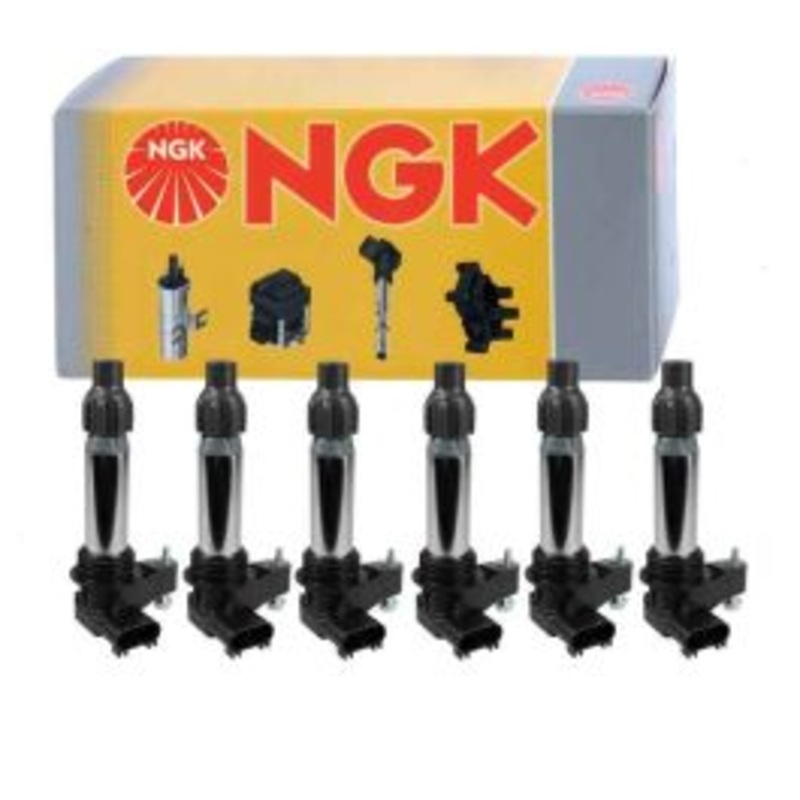 6 pc NGK Ignition Coils for 2008-2012 Chevrolet Malibu 3.6L V6