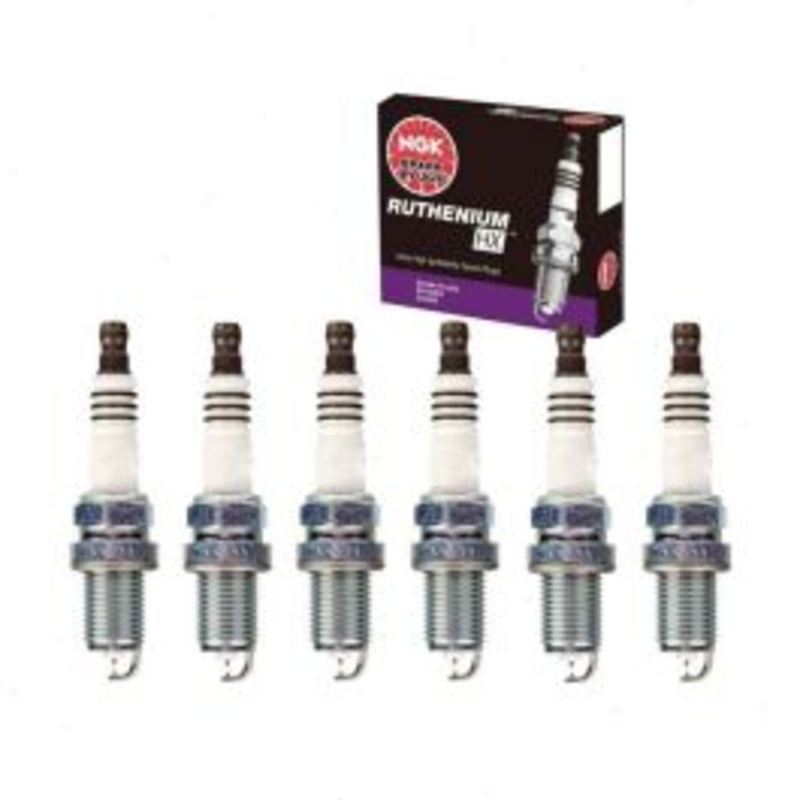 6 pc NGK Ruthenium HX Spark Plugs for 1997-2005 Acura NSX 3.0L 3.2L V6