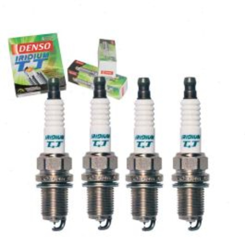 4 pc DENSO Iridium TT Spark Plugs for 1988-1989 Mazda MX-6 2.2L L4