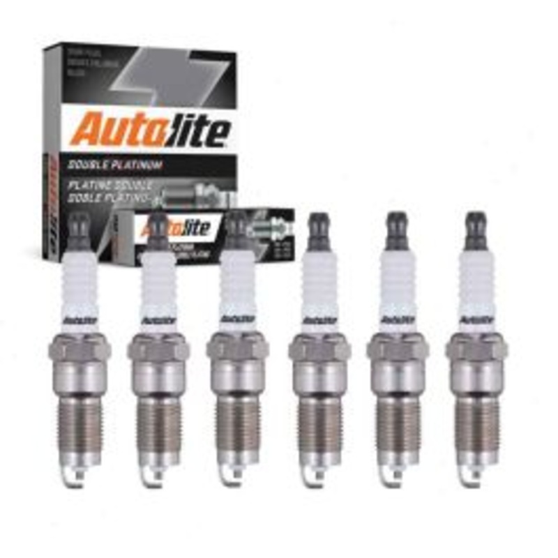 6 pc Autolite Double Platinum APP5144 Spark Plug