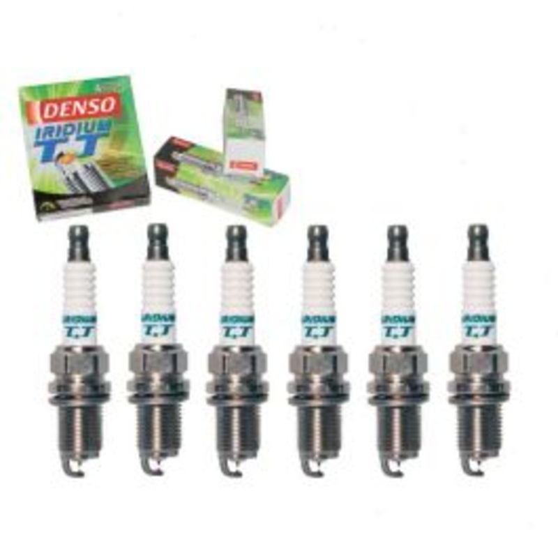 6 pc DENSO Iridium TT Spark Plugs for 1995-1998 Dodge B1500 3.9L V6