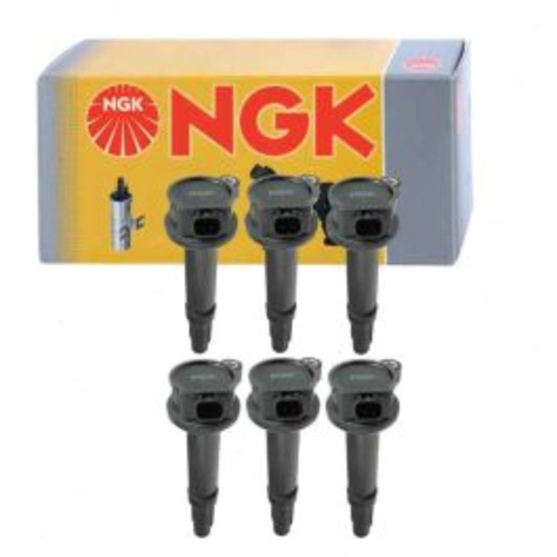 6 pc NGK Ignition Coils for 2006 Lincoln Zephyr 3.0L V6